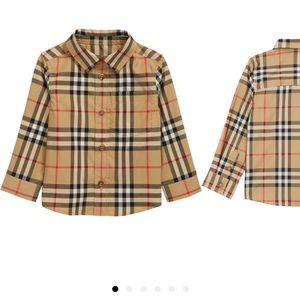 Burberry long sleeves shirt - 6m